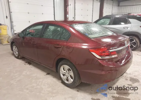 2015 Honda Civic Lx from USA, damaged, VIN 2HGFB2F53FH503935